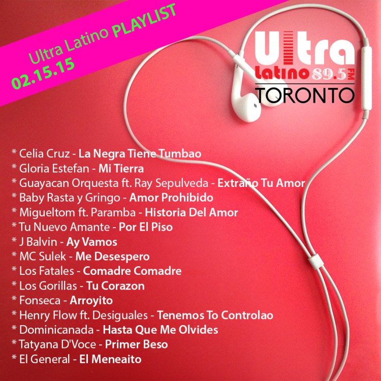 UltraLatino's weekly playlist