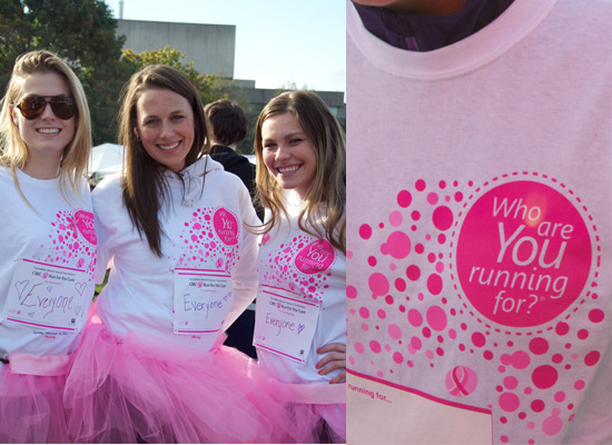 CIBC Run for the Cure T-shirt 2012