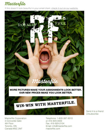 Masterfile Corporation E-newsletter