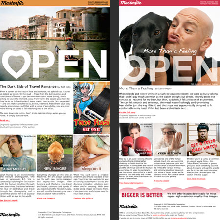 Masterfile Corporation E-newsletter