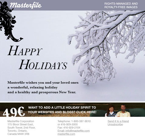 Masterfile Corporation E-newsletter